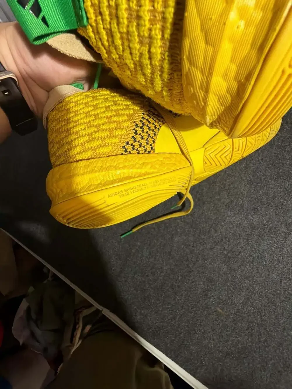 Adidas Trae Young 2.0 Hazy Yellow Basketball Shoes